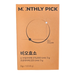 바이트랩 먼슬리픽 비오효소 3g 15포 (1개)_이미지