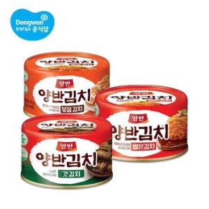 캔 김치/볶음김치/갓김치