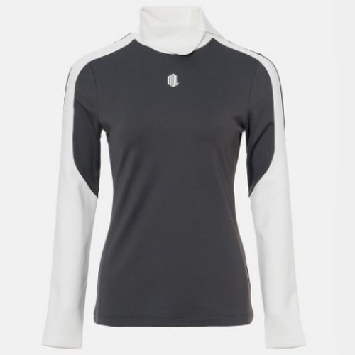 빈폴골프 배색 슬릿 하이넥 티셔츠 BJ9941L49D_이미지