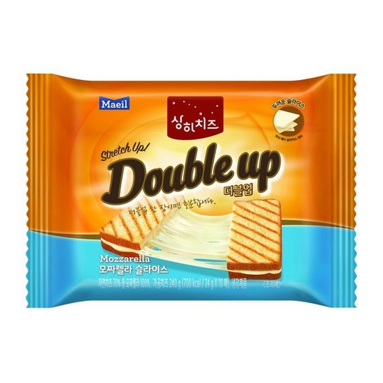 더블업 모짜렐라 슬라이스 10매입 240g