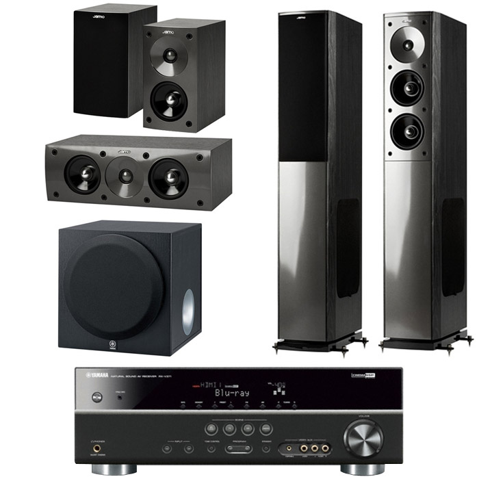 야모 S606 5.1채널 + 야마하 AV리시버 (RX-V371, YST-SW012)_이미지