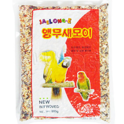 한일펫 재롱이 앵무새모이 800g (1개)_이미지