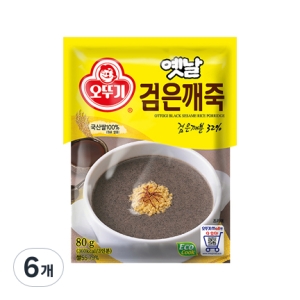 오뚜기 옛날 검은깨죽 80g (6개)_이미지