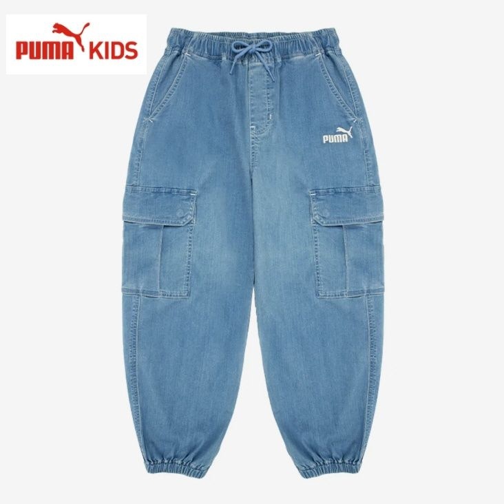 푸마 키즈 카고 데님 조거팬츠_PK51DP302