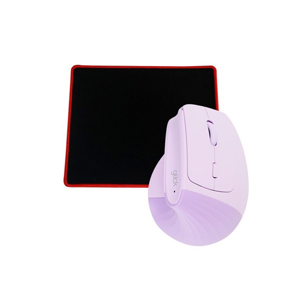 지클릭커 OFFICEPRO OP80 무소음 블루투스 무선 with PAD (퍼플)_이미지