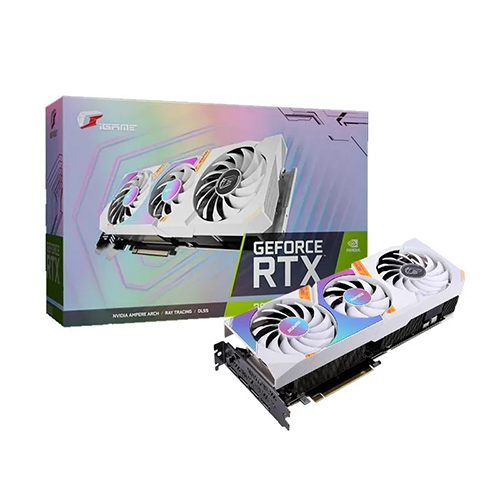 COLORFUL iGame 지포스 RTX 3060 Ti Ultra OC D6X 8GB White V2