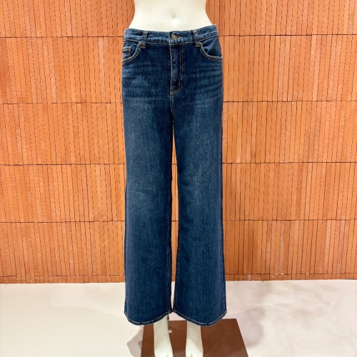 나무그림 더 더 여성 데일리 와일드 데님 팬츠 NCN9SL001 다 5050FPT