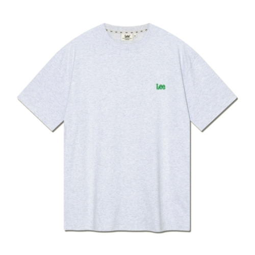 LEE 스몰 트위치 로고 티셔츠 라이트 그레이 LE2502ST02LG