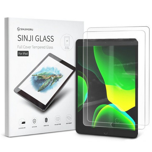 신지모루 iPad mini 5세대 풀커버 강화유리 액정보호필름 (액정 2매)_이미지