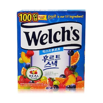 농심 웰치스 믹스 후르츠 <b>젤리</b> 100개입 2.5kg