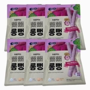 베베쿡 처음먹는 빼빼롱뻥 자색고구마 30g (6개)_이미지