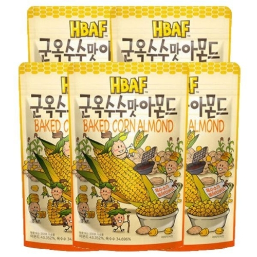 바프 군옥수수맛 아몬드 (120g,5개)_이미지