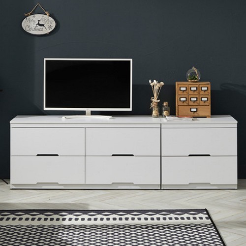 멜로디 2단 거실장세트 1800