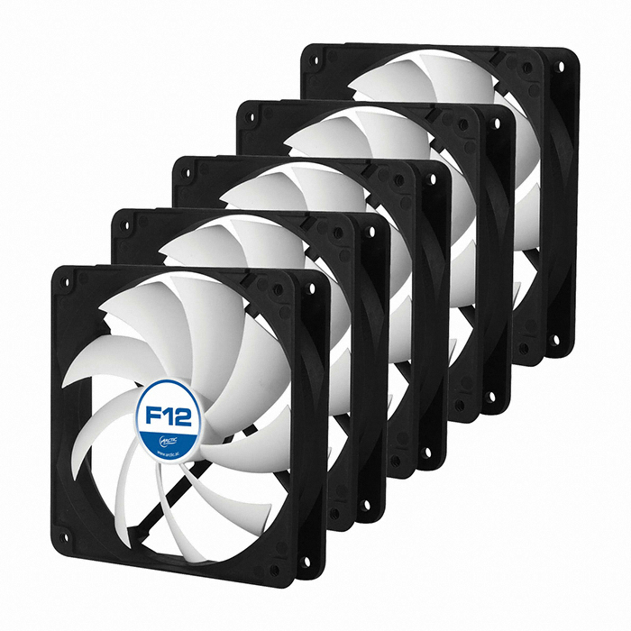 ARCTIC F12 (밸류팩(5팩), 블랙/화이트)
