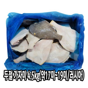 다인푸드 냉동 손질 두절 가자미 17~19미 4.5kg (1개)