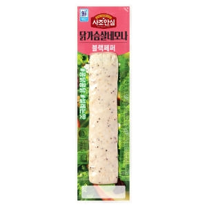 사조대림 닭가슴살 네모나 블랙페퍼 80g