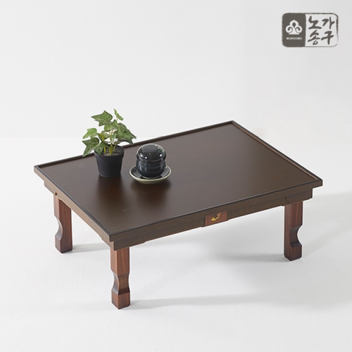 노송가구 명품 작약 유전 목상감 교자상 (69x51cm)_이미지