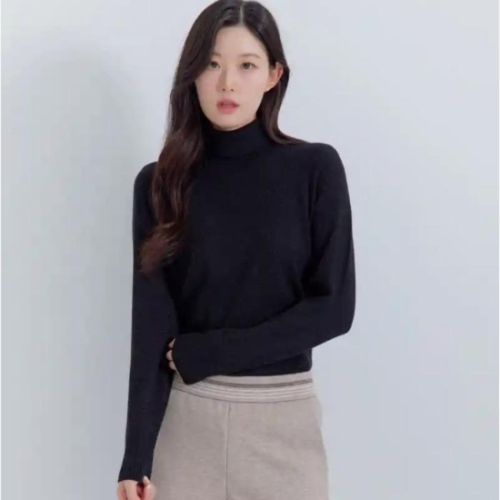 지센 HC04풀터틀니트에센셜풀터틀니트Lfktpa72BK_이미지