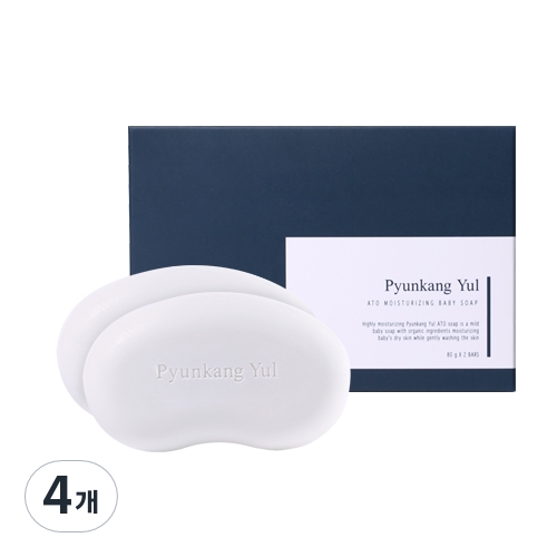 편강율 아토 고보습 베이비 비누 80g (4개)_이미지