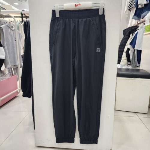 블랙 쿨 스판 조거 바지 24M0201_SC
