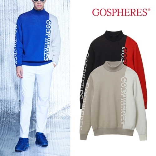  고스피어 MAN COLOR BLOCK WINDPROOF SWEATER_PM2WNT39
