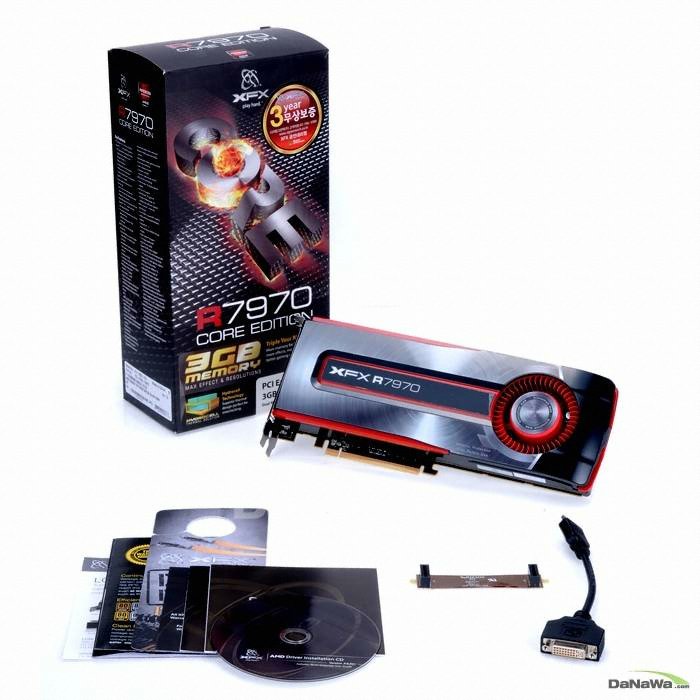 XFX �󵥿� HD 7970 CORE EDITION D5 3GB ����Ż�׸���
