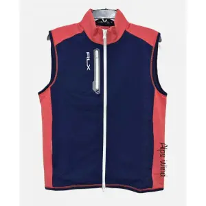 폴로 RLX 남성 위킹 하이브리드 모크넥 조끼 레드 네이비 사이즈 S 5301692_이미지