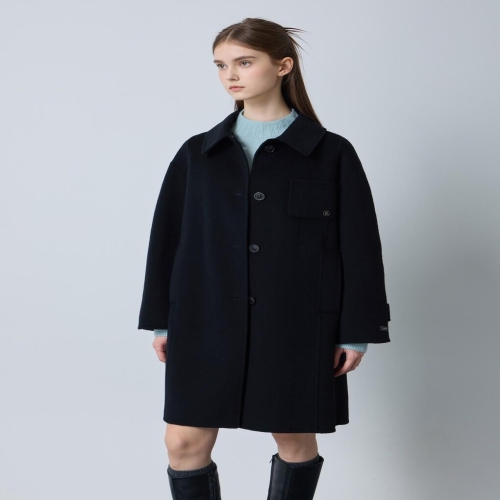 씨씨콜렉트 여성 캐시미어 블렌드 싱글 맥코트 C244MSG523