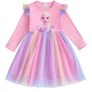 겨울왕국 겨울왕국 엘사 드레스 원피스 엘사옷 공주 여아 아동_이미지