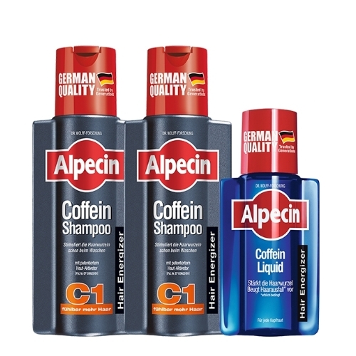 닥터볼프 알페신 카페인 샴푸 C1 250ml 2개+카페인 리퀴드 200ml 3종세트