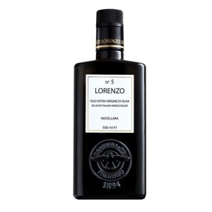 로렌조 No.5 올리브오일 500ml 박진영 고급 엑스트라 버진 유럽 선물 화장품 검은 병 레몬 아침 냉압착_이미지