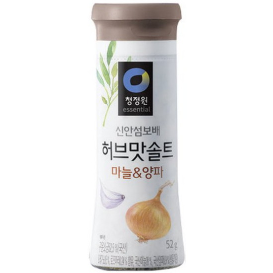 대상 청정원 허브맛솔트 마늘앤양파 52g (3개)