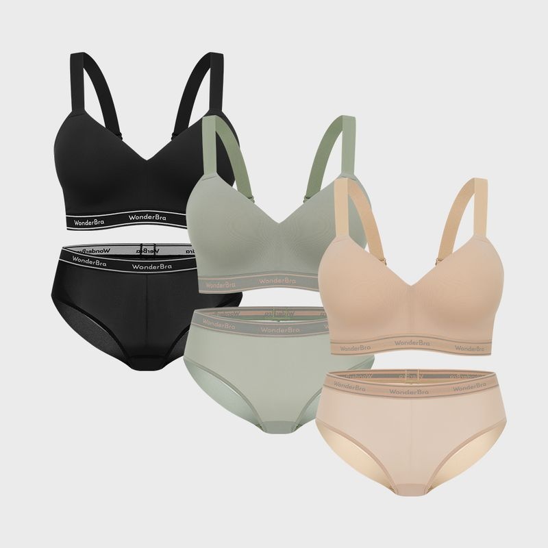 원더브라 액티브라인 슬림핏 브라팬티 3Set 27Y353 76L290
