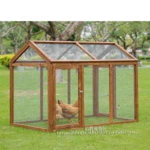 나무 조류 케이지 닭 닭장 키우기 닭집 원목 울타리