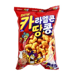 크라운제과 카라멜콘 땅콩 72g (6개)