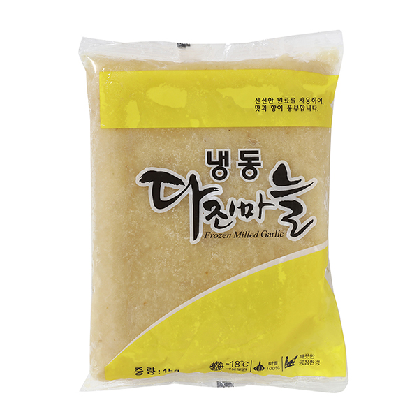  글로벌 거상무역 냉동 다진마늘 1kg [1개]