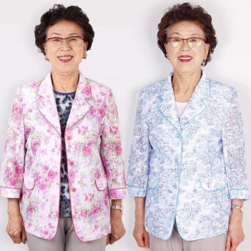 여름꽃무늬자켓9색상 어버이날선물할머니 8481085A