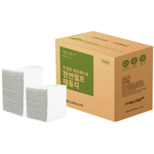 베스크린 베르케어 천연펄프 해동지 (1,200매)_이미지