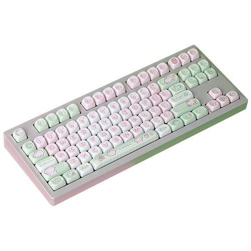 SPM Soulcat 고함량 PBT 염료승화 영문 키캡 141키 딸기양