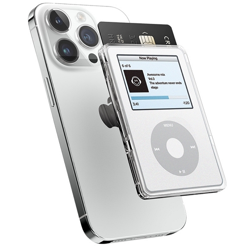 엘라고 W6 맥세이프 클리어 카드포켓_이미지