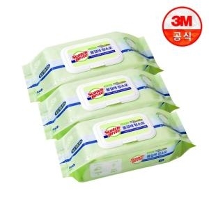 3M 스카치브라이트 베이직 더블액션 물걸레 청소포 대형 90매 (1개)_이미지