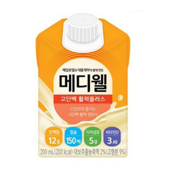 엠디웰 메디웰 고단백 활력플러스 200ml이미지입니다. 누르면 해당 게시물로 새창이동합니다.