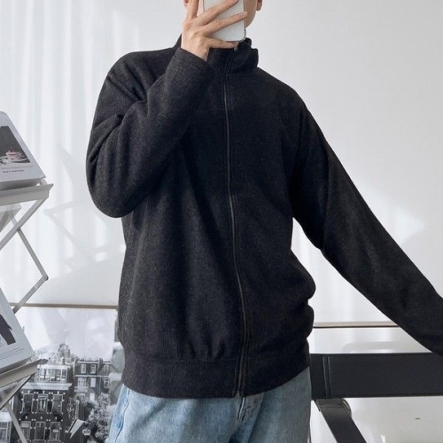 쿠비코 빅사이즈 박시핏 집업 가디건 COC-MZ862NE