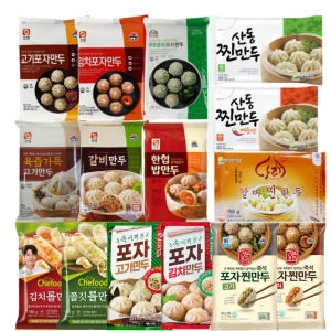 사조대림 사조 대림 오양 포자만두/ 찐만두 고기 육즙 김치 갈비 매운 편의점 전자레인지 만두_이미지