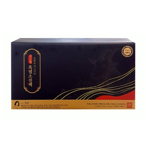 옻가네 김소형 유황을 먹고자란 흑염소진액 70ml 30포 (8개)