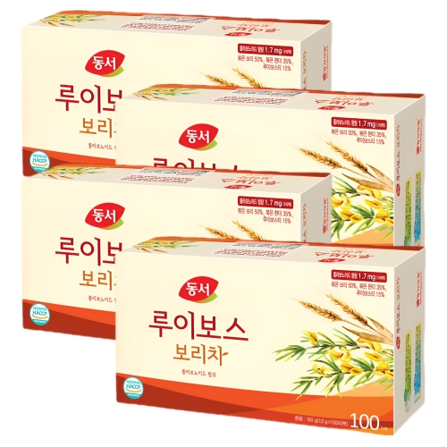 동서식품 루이보스 보리차 100티백 (7개)_이미지