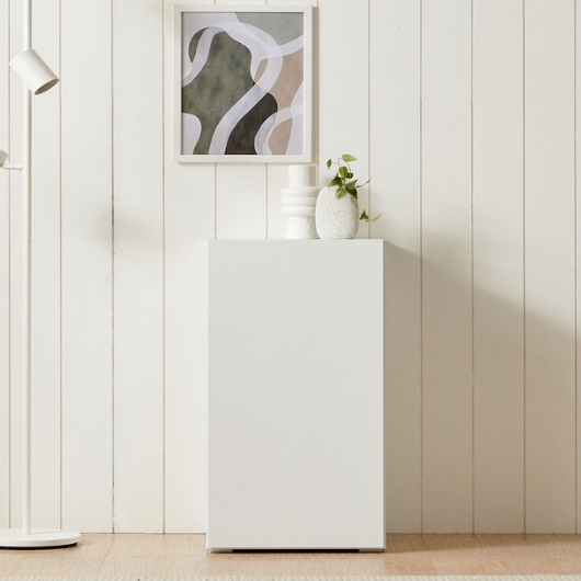 사사가구 아일라 E0등급 2단 슬림 선반 수납장 400_이미지