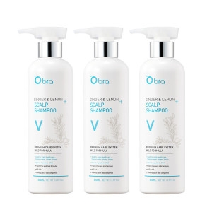 솔레오코스메틱 오브라 진저 앤 레몬 샴푸 볼륨 500ml (3개)