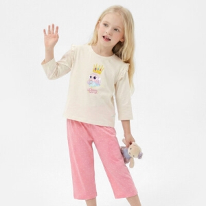 다이아나핑 7부 슬라브 실내복세트