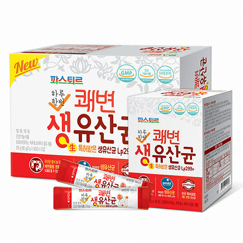 롯데푸드 파스퇴르 하루한번 쾌변 생 유산균 60포 (2개)